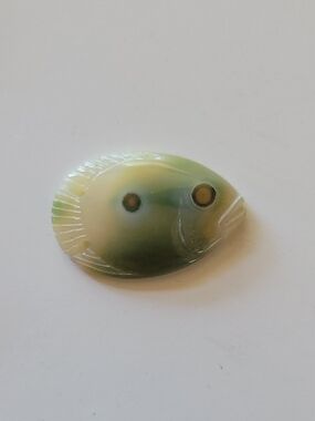 Ocean Jasper carved fish cabochon